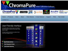 Tablet Screenshot of chromapure.com